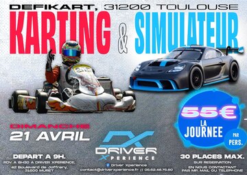 Journée Karting & Simulateur le 21 Avril